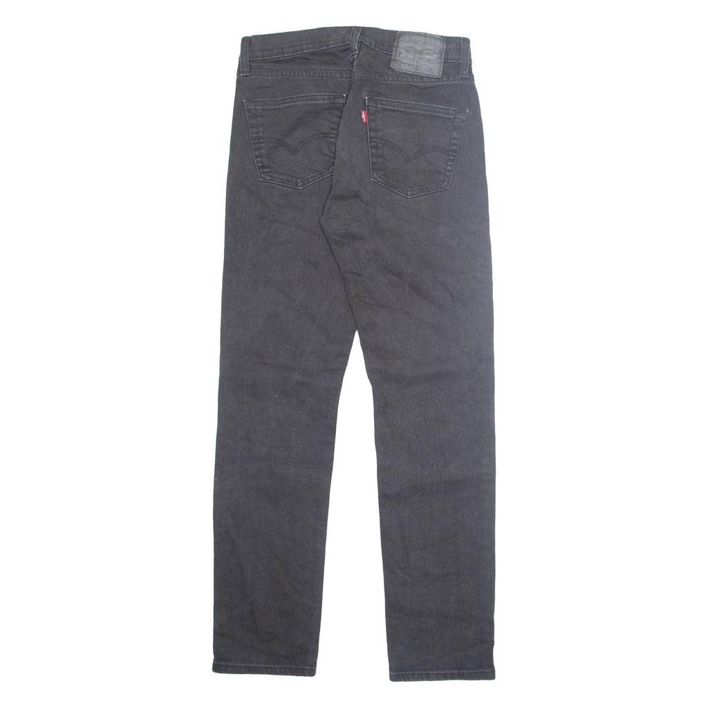 LEVI'S 511 Jeans Mens Black Slim Straight W29 L32