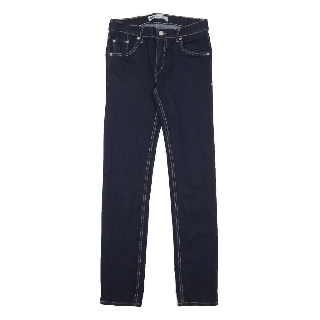 LEVI'S 510 Boys Slim Jeans Blue Denim W29 L32 Classic Cotton Blend Zip