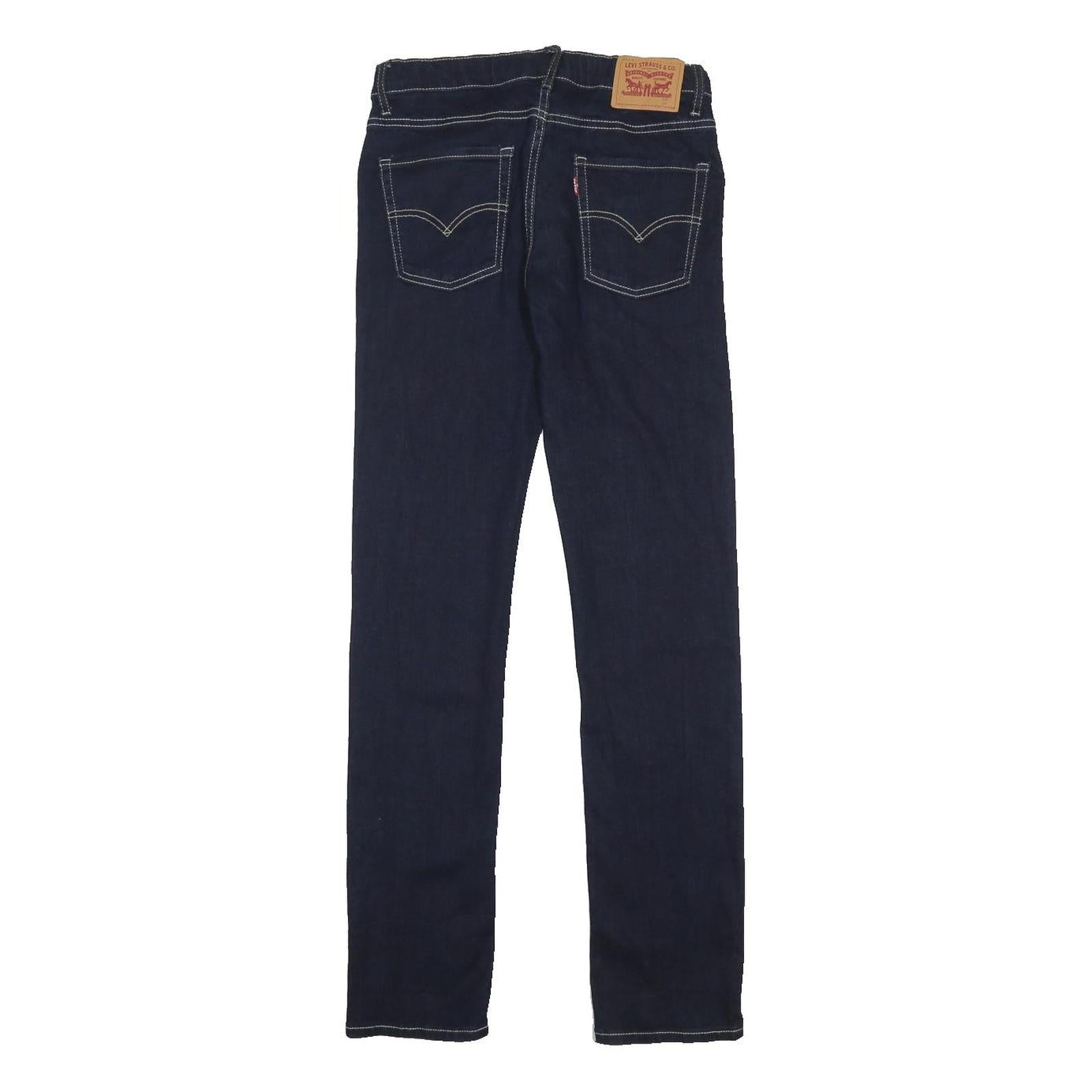 LEVI'S 510 Boys Slim Jeans Blue Denim W29 L32 Classic Cotton Blend Zip