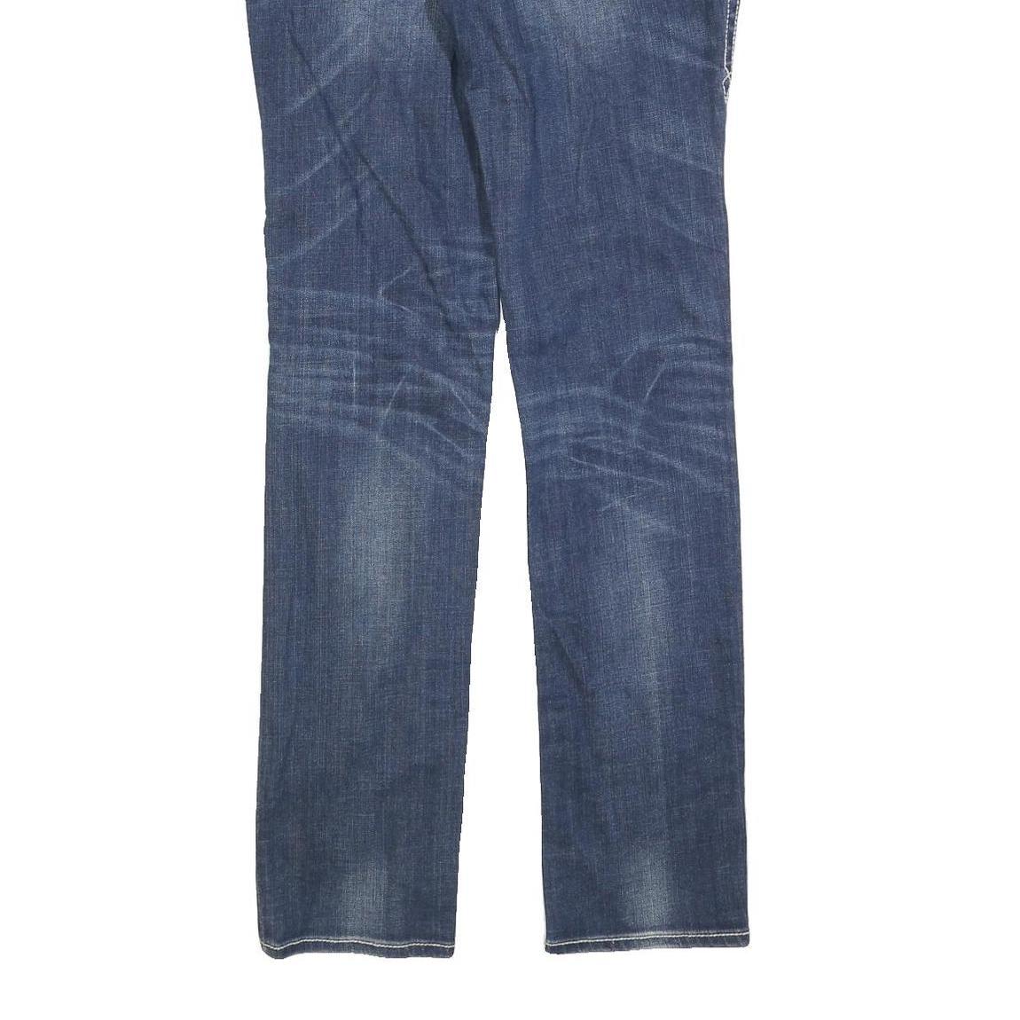 ROCK REVIVAL Womens Jeans Blue Regular Straight Denim Medium W31 L32 Stylish