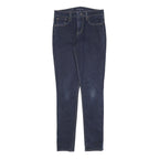 LEVI'S Womens Slim Fit Skinny Denim Jeans Blue W28 L32 Classic Cotton Blend Zip