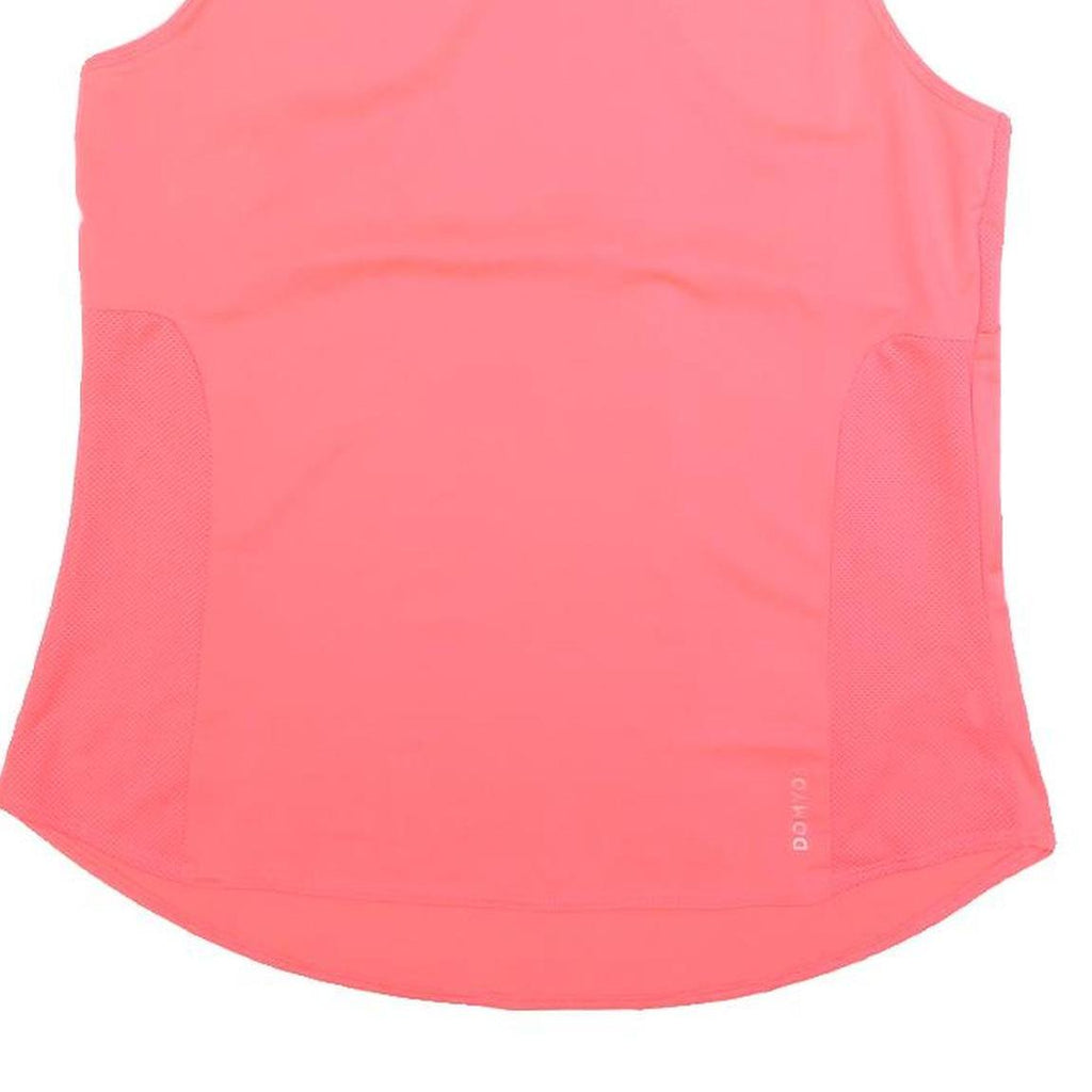 DOMYOS Womens Pink Sports T-Shirt M Sleeveless Racerback Performance Gym Top