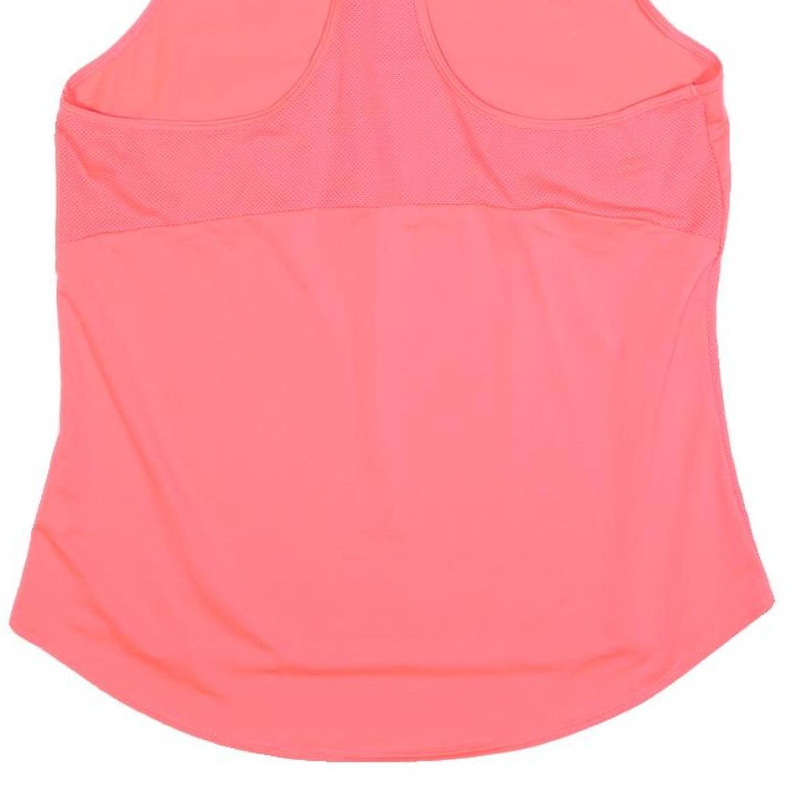 DOMYOS Womens Pink Sports T-Shirt M Sleeveless Racerback Performance Gym Top