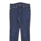 LEVI'S 511 Slim Mens Jeans Blue Slim Skinny Denim Dark W32 L32 Classic Zip