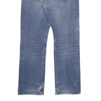 LEVI'S 501 Mens Blue Regular Straight Denim Medium W34 L32 Button Closure Jeans