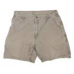 CARHARTT Mens Shorts Beige Casual Plain M W34 Workwear Durable Cotton