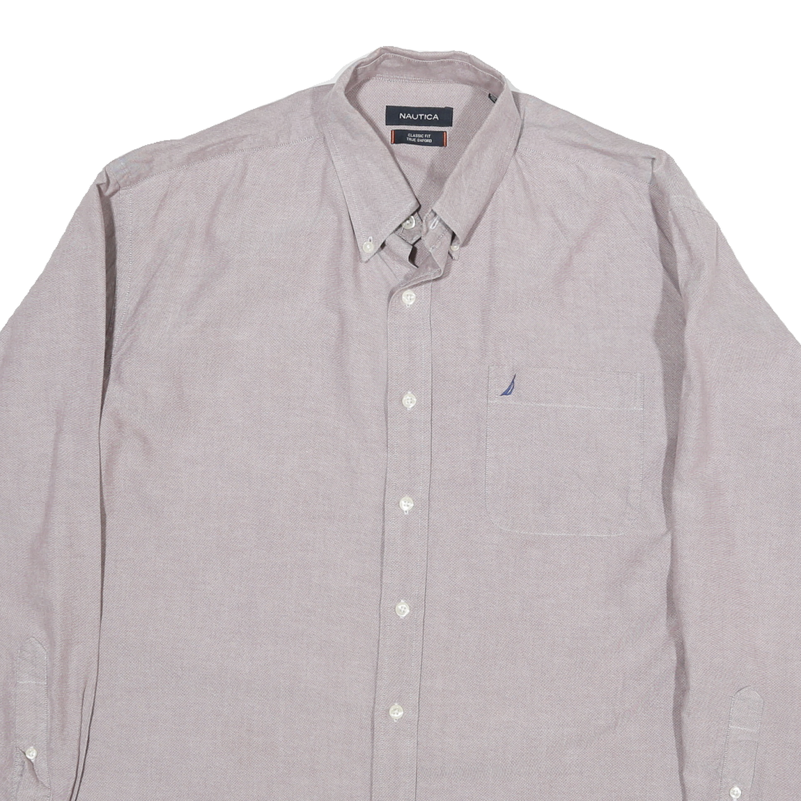 NAUTICA Mens Lilac & Purple Classic Fit Cotton Blend Shirt XL Button D –  Loopi