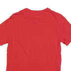 GUESS Mens Red Graphic T-Shirt M Short Sleeve Crew Neck Cotton Blend