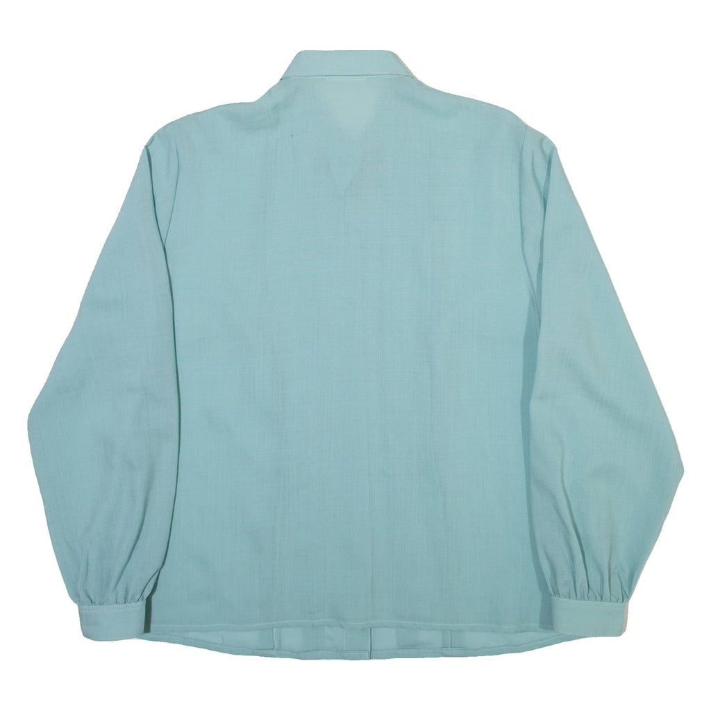 SOMMERMANN Womens Plain Shirt Green Long Sleeve M