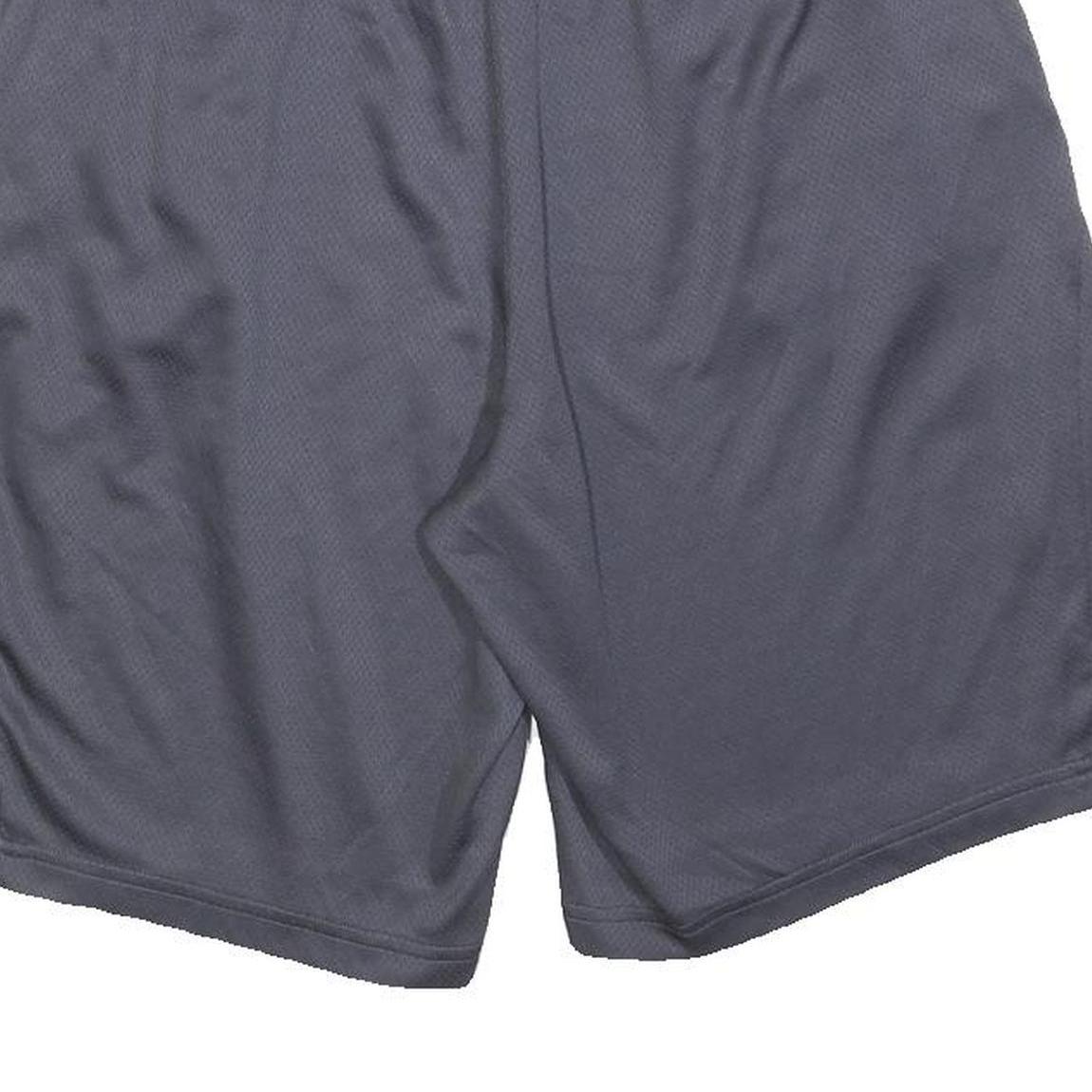 REEBOK Mens Shorts Grey Casual M W28 Lightweight Polyester Pockets