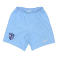 NIKE Mens Shorts Blue Casual M W26 Football Crest Embroidered Logo