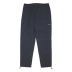 AIR JORDAN Mens Joggers Black Relaxed Tapered M W32 L29 Drawstring Zip Pockets