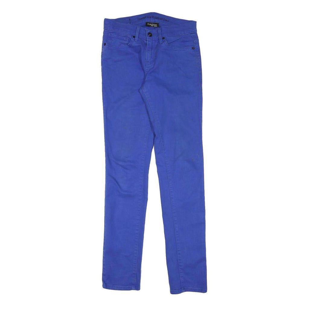 LEVI'S Womens Jeans Blue Slim Skinny Denim W27 L31 Stretch Zip Closure