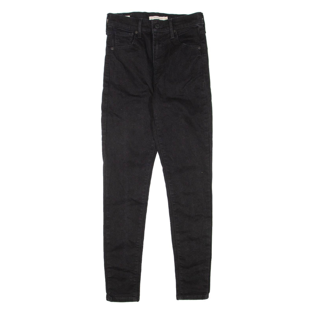 LEVI'S Mile High BIG E Womens Jeans Black Slim Skinny W26 L28