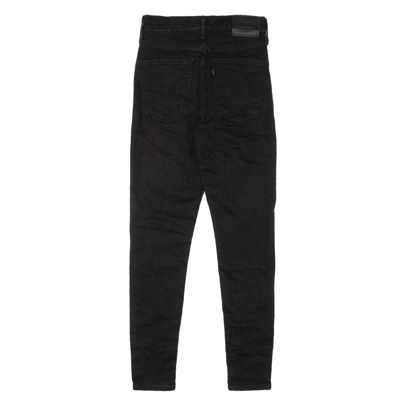 LEVI'S Mile High BIG E Womens Jeans Black Slim Skinny W26 L28