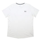 UNDER ARMOUR Mens White Performance T-Shirt 2XL Short Sleeve Crew Neck