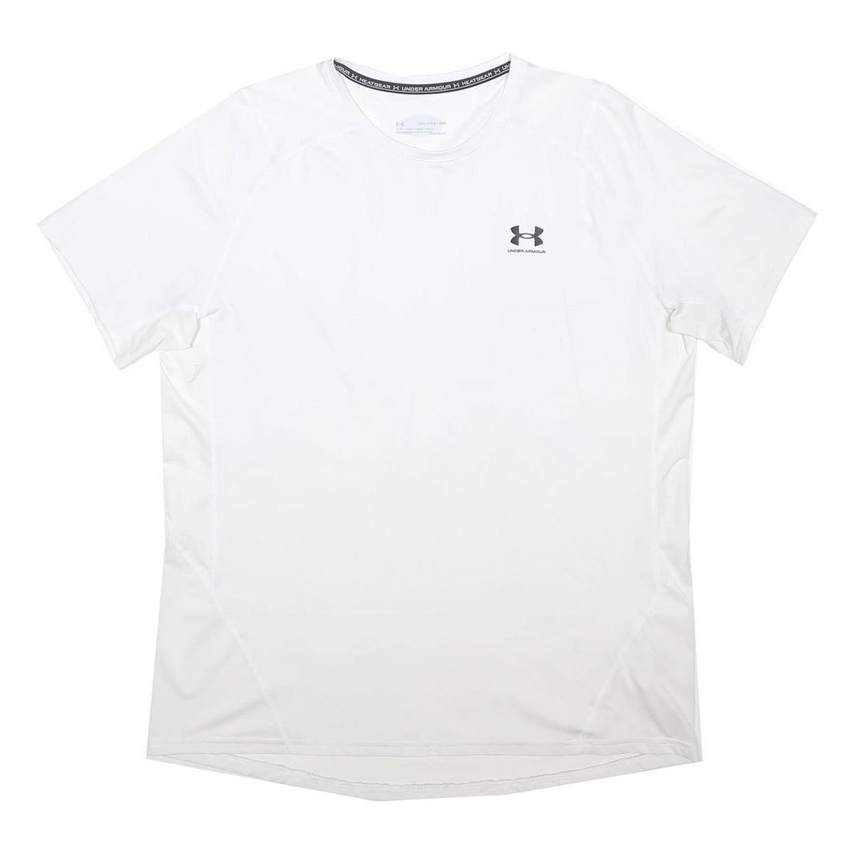 UNDER ARMOUR Mens White Performance T-Shirt 2XL Short Sleeve Crew Neck