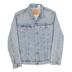 LEVI'S Mens Blue Denim Button Cotton Jacket M Classic Casual Outerwear