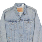 LEVI'S Mens Blue Denim Button Cotton Jacket M Classic Casual Outerwear