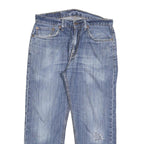 LEVI'S 505 Mens Jeans Blue Regular Straight Denim Medium W33 L24 Classic Zip
