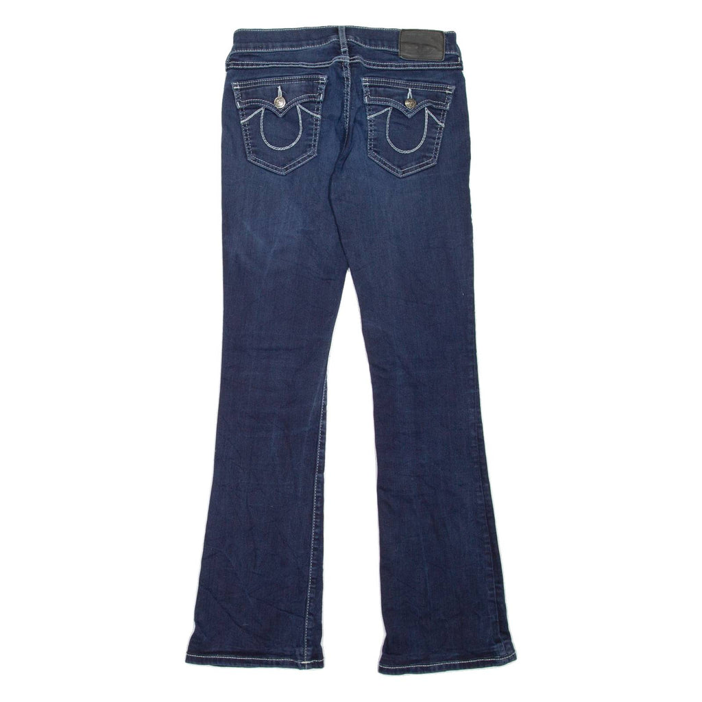 TRUE RELIGION Becca Womens Jeans Blue Regular Bootcut Stone Wash W26 L29