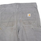 CARHARTT Mens Shorts Grey Casual Relaxed Fit M W30 Workwear Utility Cotton Blend