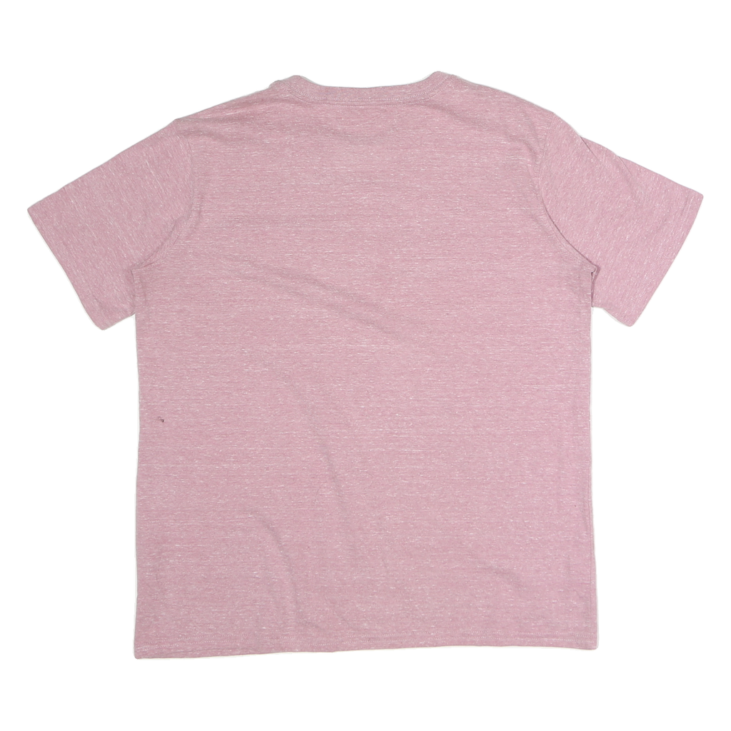 CARHARTT Womens Pink Heather Pocket T-Shirt L Short Sleeve Crew Neck Cotton