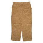 SCANDIA WOODS Mens Corduroy Trousers Beige Relaxed Straight W34 L28