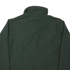 WOOLRICH Mens Green Jacket L Polyester Blend Zip Plain Outdoor Casual