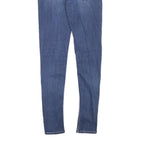 LEVI'S Womens Slim Blue Denim Jeans Zip W24 L28 Classic Fit Stretch