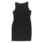 GAP Womens Black Day Dress Cotton Blend Sleeveless V-Neck M Simple Workwear