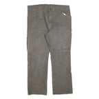 DICKIES Mens Regular Fit Straight Leg Denim Dark Grey Cotton Blend Jeans W38 L30