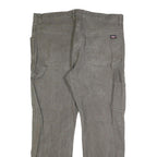 DICKIES Mens Regular Fit Straight Leg Denim Dark Grey Cotton Blend Jeans W38 L30