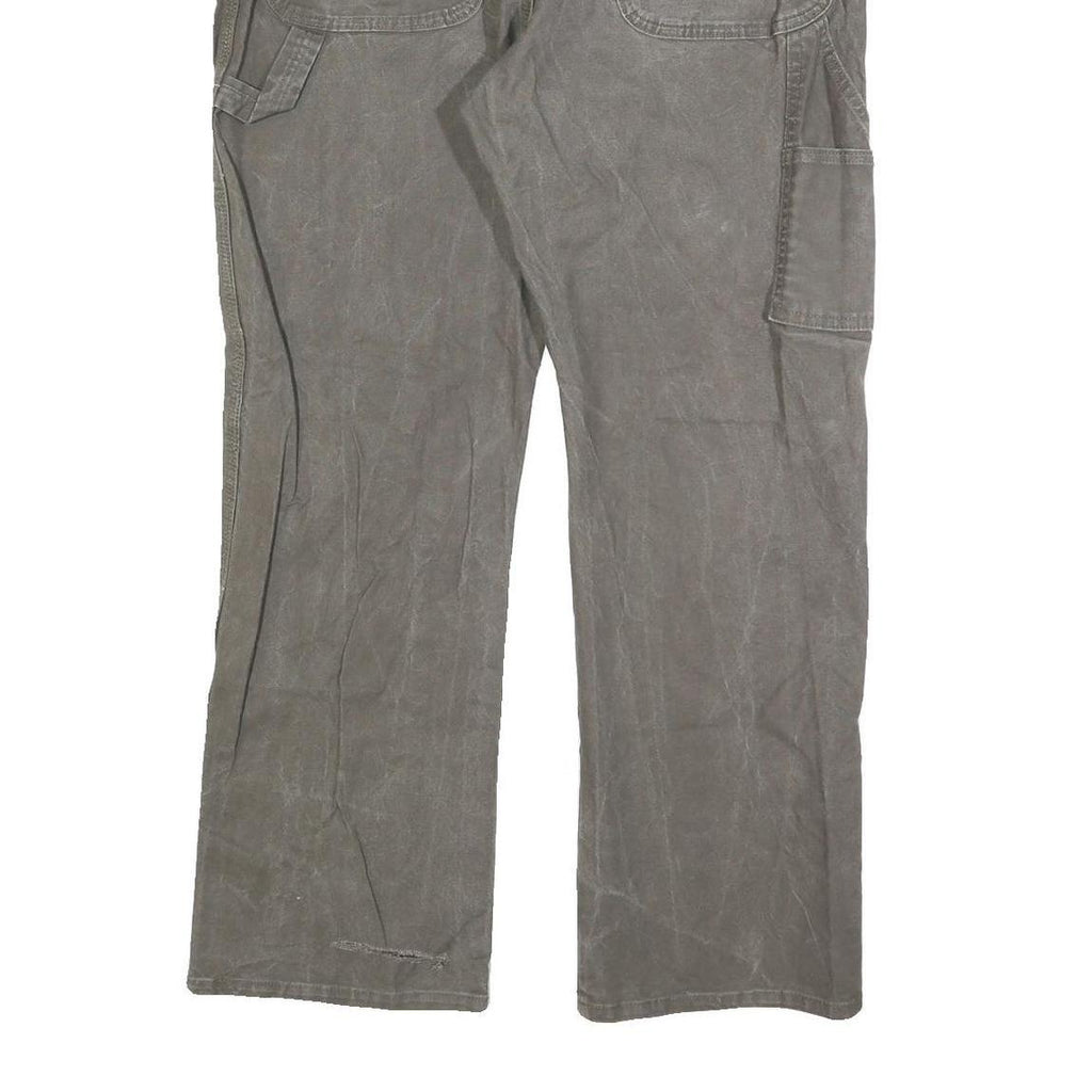 DICKIES Mens Regular Fit Straight Leg Denim Dark Grey Cotton Blend Jeans W38 L30