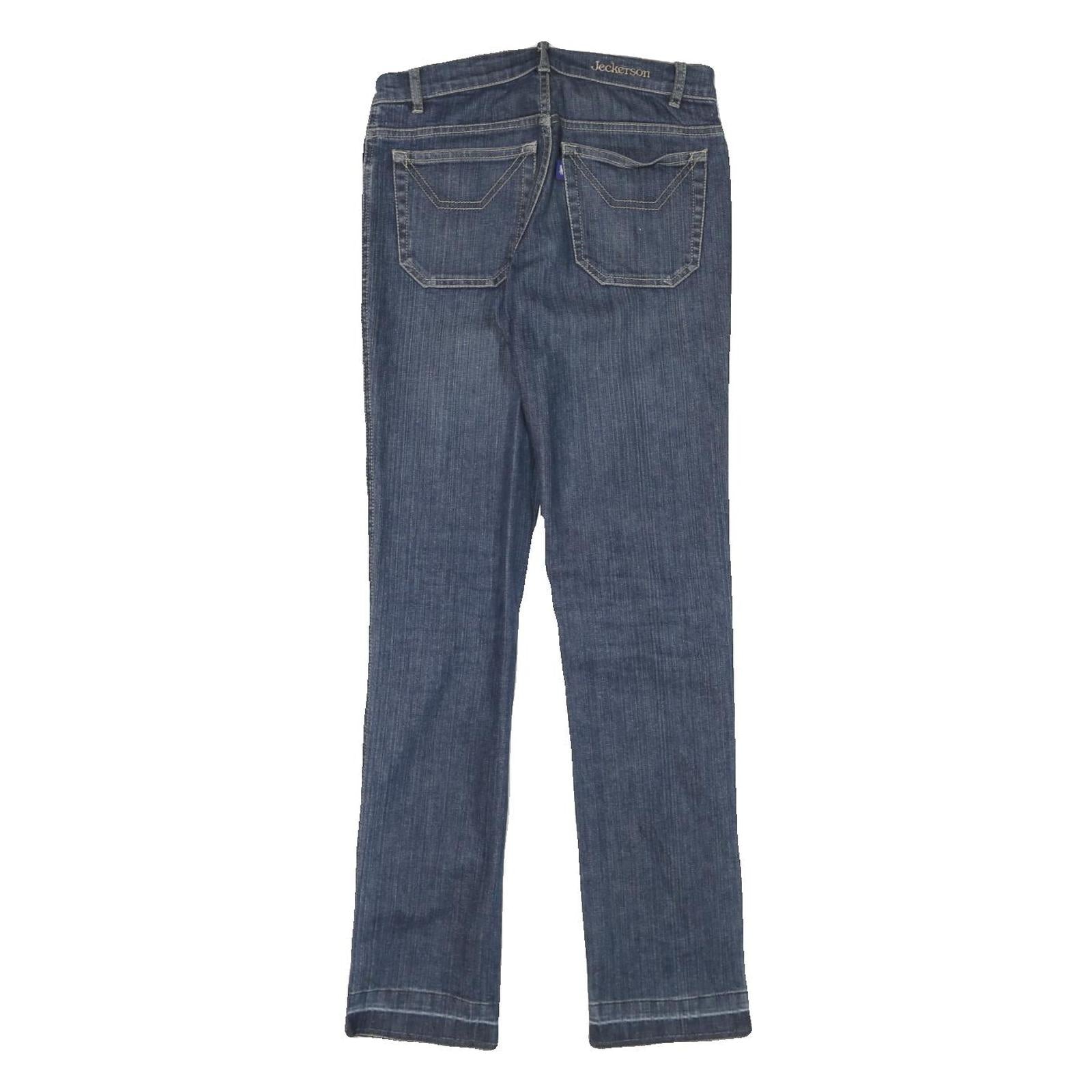 JECKERSON Womens Jeans Blue Slim Skinny Denim W27 L30 Stylish Casual Wear