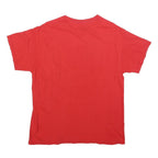 POPULAR POISON Mens Red Rebel Graphic T-Shirt L Short Sleeve Crew Neck Printed