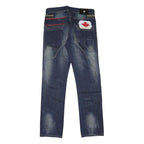 DSQUARED2 Mens Blue Regular Straight Denim Cotton Medium W32 L33 Button Closure