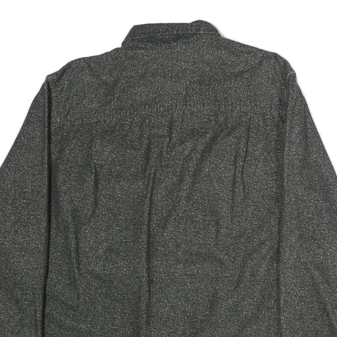 FREEDOM FOUNDRY Mens Black Cotton Shirt XL Button Front Casual Workwear