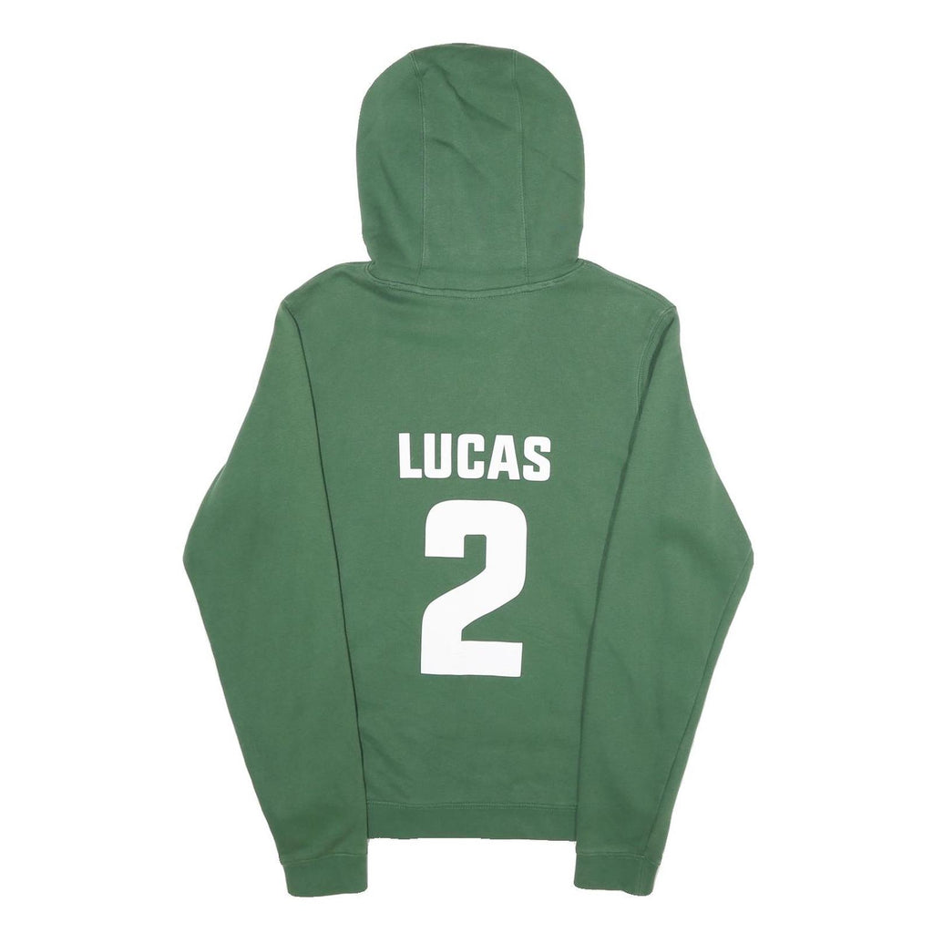 NIKE Mens Green San Marcos Academy Bears Hoodie S Printed Sports Sweatshirt