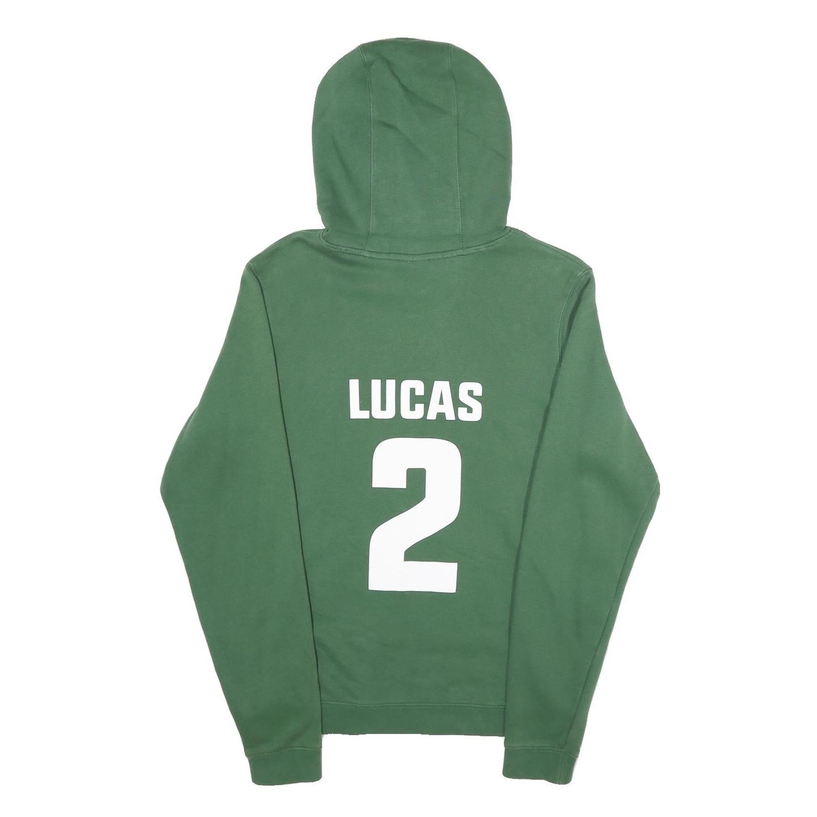 NIKE Mens Green San Marcos Academy Bears Hoodie S Printed Sports Sweatshirt