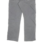 DICKIES Mens Cotton Blend Grey Regular Straight Trousers W33 L28 Workwear Zip