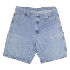 WRANGLER Mens Shorts Blue Denim Casual M W34 Cotton Classic Fit