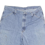 WRANGLER Mens Shorts Blue Denim Casual M W34 Cotton Classic Fit