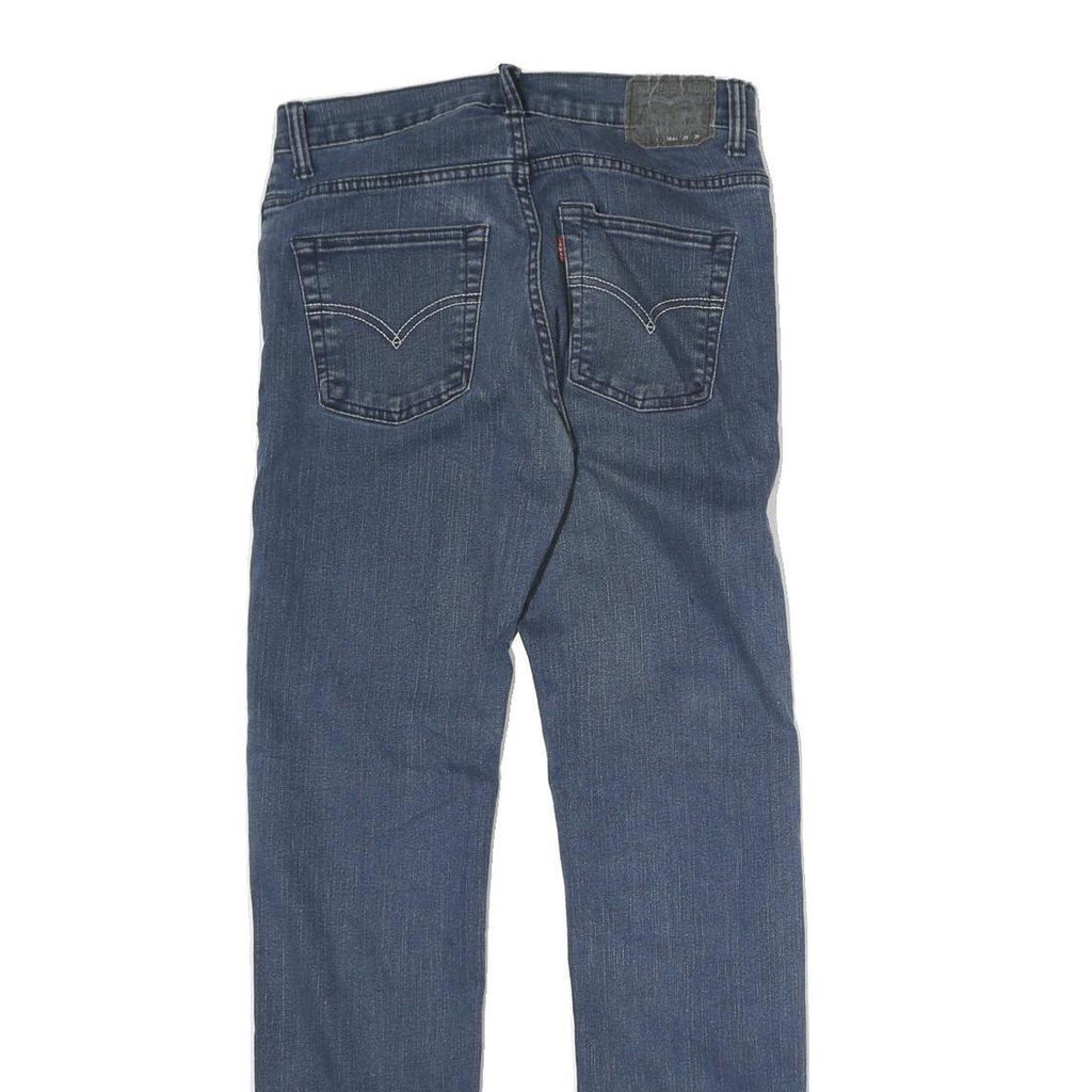 LEVI'S 511 Skinny Mens Jeans Blue Slim Denim Medium W28 L28 Zip Cotton Stylish