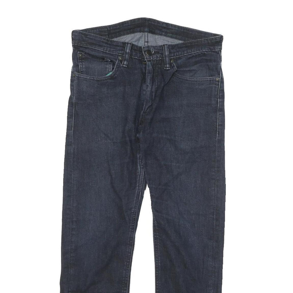 LEVI'S 505 Mens Jeans Blue Regular Straight Denim Medium W30 L25 Classic Fit Zip