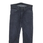 LEVI'S 505 Mens Jeans Blue Regular Straight Denim Medium W30 L25 Classic Fit Zip