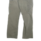 CARHARTT Mens Jeans Grey Regular Straight Denim W30 L28 Workwear Utility Zip