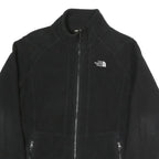 THE NORTH FACE Womens Black Jacket M Polyester Blend Zip Plain Outdoor Casual