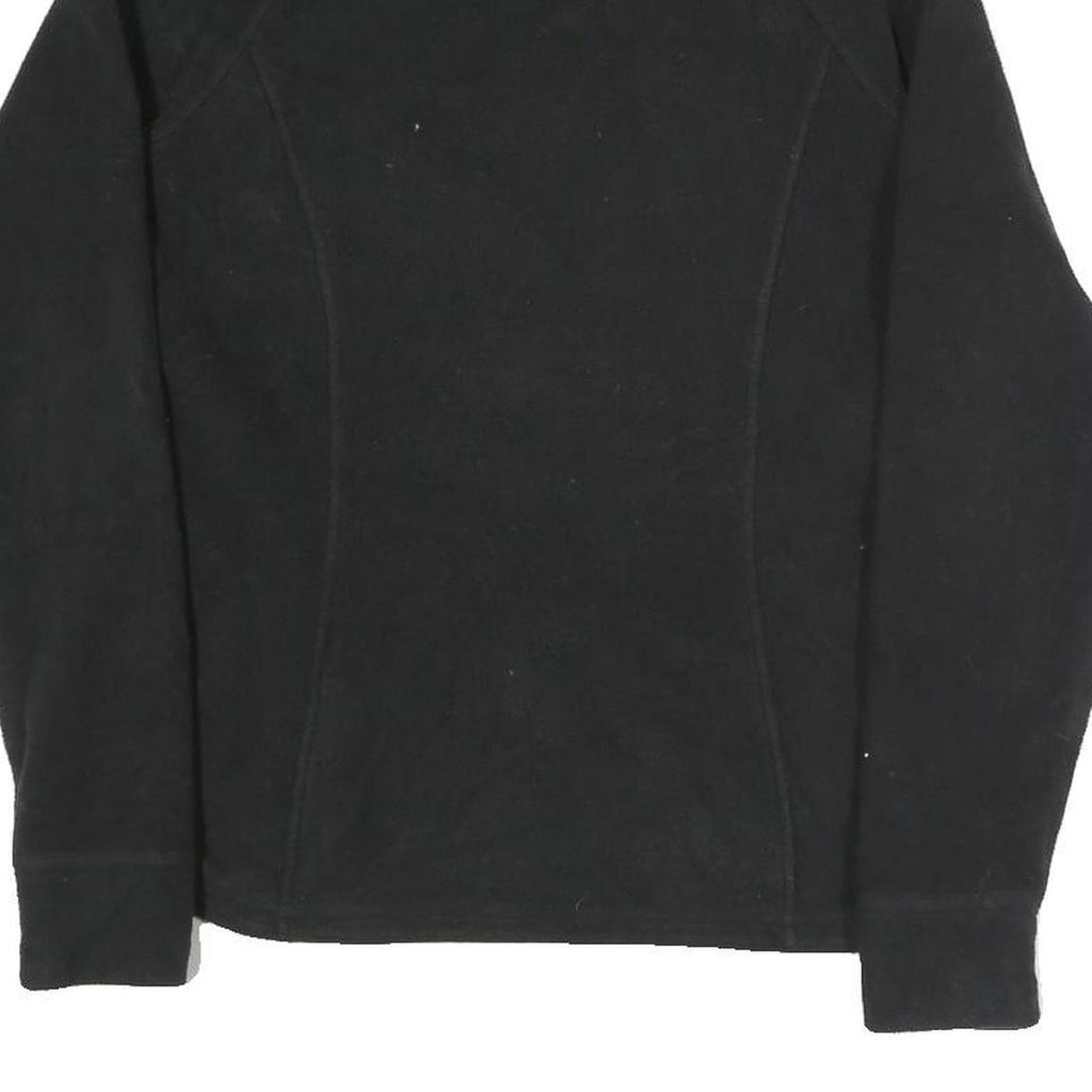 THE NORTH FACE Womens Black Jacket M Polyester Blend Zip Plain Outdoor Casual