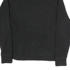 THE NORTH FACE Womens Black Jacket M Polyester Blend Zip Plain Outdoor Casual